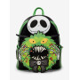 Loungefly Disney l'étrange noël de Mr Jack Jack Skellington Wreath Glow-in-the-Dark Light-Up Sac à dos - Préco Janvier 20253225