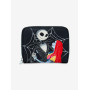 Loungefly l'étrange noël de Mr Jack Jack & Sally Spiderweb Mini Zipper Wallet Hot Topic Exclusive - Import Avril 202532431402_hi