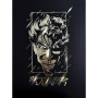 Poster letterpress arteonn dc artprint batman the joker or 21x30cm - préco juin 2025