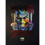 Poster letterpress arteonn dc artprint batman joker arkham asylum holographic 30x40cm - préco juin 2025
