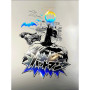 Poster letterpress arteonn dc artprint batman japan holo 30x40cm - préco juin 2025