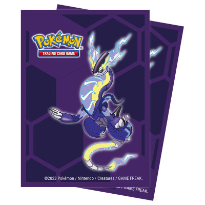 Protection carte ultrapro pokemon deck protector sleeves miraidon paquet de 65pcs - préco juin 2025UP16189.jpg0074427161897