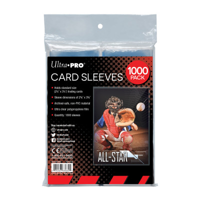 Protection carte ultrapro clear card sleeves standard paquet de 1000pcs - préco juin 2025UP83664.jpg0074427836641