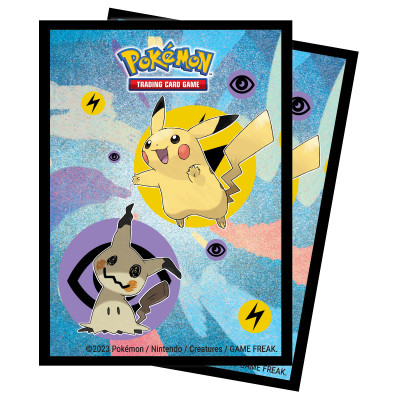 Protection carte ultrapro pokemon deck protector sleeves pikachu & mimiku paquet de 65pcs - préco juin 2025UP16110.jpg0074427161