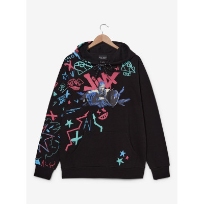 Arcane Jinx Graffiti Icons Sweatshirt à capuche - Préco Juin 202532467639_hi?$productMainDesktop$&fmt=auto1234532467639
