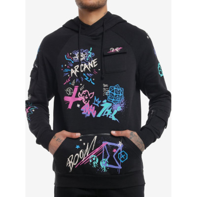 Arcane Jinx Graffiti Sweatshirt à capuche - Préco Juin 202532493739_hi?$productMainDesktop$&fmt=auto1234532493739