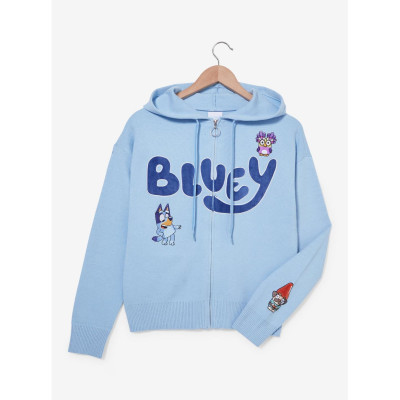 Bluey Patches Women's Zip Knit Sweatshirt à capuche - Préco Juin 202532822512_hi?$productMainDesktop$&fmt=auto1234532822512