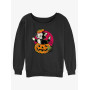 Disney100 Halloween Figaro Inside A Pumpkin Women's Slouchy Sweatshirt - Import Août 2025 Disney100 Halloween Figaro Inside A Pumpkin Women's Slouchy Sweatshirt - Import Août 2025