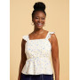 Disney Cinderella Floral Ruffled Women's Tank Top - Import Août 2025