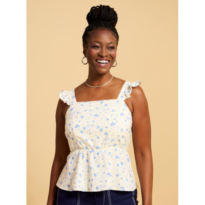 Disney Cendrillon Floral Ruffled Women's débardeur Top - Préco Juin 202533814140_hi?$productMainDesktop$&fmt=auto1234533814140