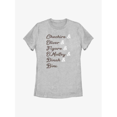 Disney Channel Cheshire, Oliver, Figaro, O'Malley, Dinah, Binx Womens T-Shirt - Préco Juin 202520469764_hi?$productMainDesktop$&