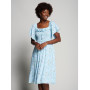 Disney Cinderella Blue Smocked Midi Dress - Import Août 2025 Disney Cinderella Blue Smocked Midi Dress - Import Août 2025