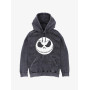 Disney l'étrange noël de Mr Jack Big Face Jack Mineral Wash Sweatshirt à capuche - Import Août 2025 Disney l'étrange noël de Mr Jack Big Face Jack Mineral Wash Sweatshirt à capuche - Import Août 2025