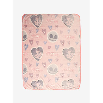 Disney l'étrange noël de Mr Jack Jack and Sally Heart Allover Print Fleece Throw - Préco Juin 202533032979_hi?$productMainDeskt