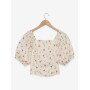 Disney La Belle et la Bête Chip & Roses AOP Women's Crop Top - Import Août 2025 Disney La Belle et la Bête Chip & Roses AOP Women's Crop Top - Import Août 2025