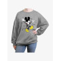 Disney Mickey Mouse Smash Womens Oversized Sweatshirt - Import Août 2025 Disney Mickey Mouse Smash Womens Oversized Sweatshirt - Import Août 2025