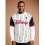 Disney Mickey Mouse Striped Baseball Jersey - Import Décembre 2025 Disney Mickey Mouse Striped Baseball Jersey - Import Décembre 2025