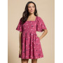 Disney Minnie Mouse brodé Hearts Smock Dress - Import Août 2025 Disney Minnie Mouse brodé Hearts Smock Dress - Import Août 2025