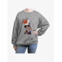 Disney Pixar Inside Out 2 Anxiety And Fear Womens Oversized Sweatshirt - Import Août 2025 Disney Pixar Inside Out 2 Anxiety And Fear Womens Oversized Sweatshirt - Import Août 2025