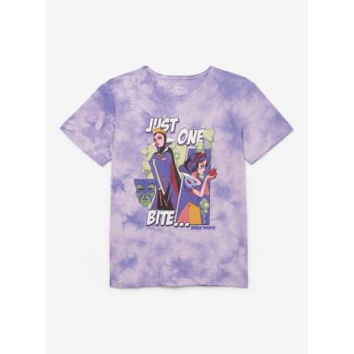 Disney Snow White and the Seven Dwarfs Snow White & Evil Queen Tie Dye Ado T-Shirt - Préco Juin 202531617678_hi?$productMainDesk