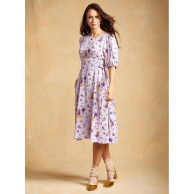 Disney Tangled Rapunzel Puff Sleeve Midi Dress - Préco Juin 202531727587_hi?$productMainDesktop$&fmt=auto1234531727587