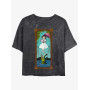 Disney The Haunted Mansion Sally Slater Tightrope Walker Portrait Womens Mineral Wash Crop T-Shirt Her Universe Web Exclusive - Disney The Haunted Mansion Sally Slater Tightrope Walker Portrait Womens Mineral Wash Crop T-Shirt Her Universe Web Exclusive -