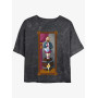 Disney The Haunted Mansion The Dynamite Gentleman Portrait Womens Mineral Wash Crop T-Shirt Her Universe Web Exclusive - Préco J