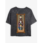 Disney The Haunted Mansion The Quicksand Men Portrait Womens Mineral Wash Crop T-Shirt Her Universe Web Exclusive - Préco Juin 2
