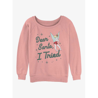 Disney Tinker Bell Dear Santa, I Tried Womens Slouchy Sweatshirt - Préco Juin 202520689930_hi?$productMainDesktop$&fmt=auto12345