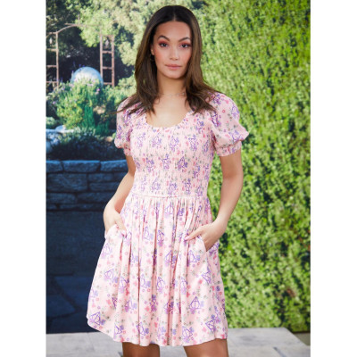 Harry Potter Deathly Hallows Floral AOP Smock Robe - Préco Juin 202533619864_hi?$productMainDesktop$&fmt=auto1234533619864