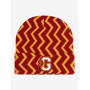 Harry Potter Gryffindor Zig Zag Patterned Cuff Beanie - Import Août 2025 Harry Potter Gryffindor Zig Zag Patterned Cuff Beanie - Import Août 2025