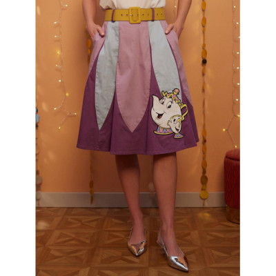 Her Universe Beauty And The Beast Mrs. Potts & Chip Retro Skirt Her Universe Exclusive - Préco Juin 202530569870_hi?$productMain