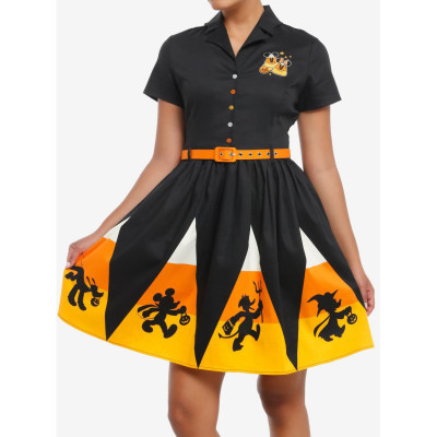 Her Universe Disney Halloween Candy Corn Retro Dress Her Universe Exclusive - Préco Juin 202531850868_hi?$productMainDesktop$&fm