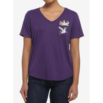 Her Universe Disney Hercules brodé Ribbed V-Neck Top - Préco Juin 202519689005_hi?$productMainDesktop$&fmt=auto1234519689005