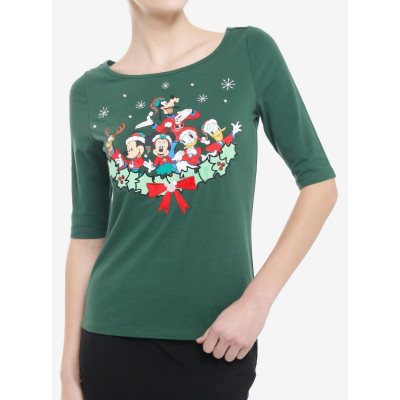Her Universe Disney Mickey Mouse And Friends Holiday Retro Top Her Universe Exclusive - Préco Juin 202532602286_hi?$productMainD