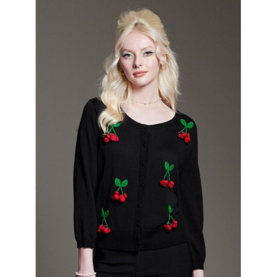 Her Universe Disney Minnie Mouse Knit Cherry Cardigan Her Universe Exclusive - Préco Juin 202530810984_hi?$productMainDesktop$&f