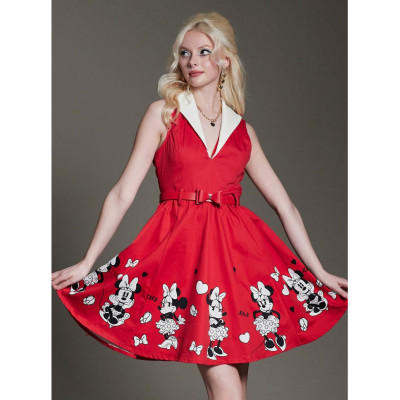 Her Universe Disney Minnie Mouse Retro Dress With ceinture Her Universe Exclusive - Préco Juin 202530805433_hi?$productMainDeskt