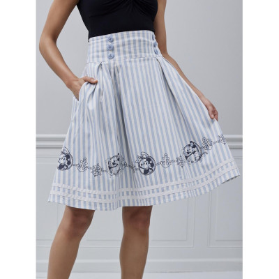 Her Universe Disney Steamboat Willie Icons Stripe Retro Skirt Her Universe Exclusive - Préco Juin 202532195073_hi?$productMainDe