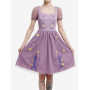 Her Universe Disney Tangled Lantern Retro Puff Sleeve Dress Her Universe Exclusive - Import Août 2025 Her Universe Disney Tangled Lantern Retro Puff Sleeve Dress Her Universe Exclusive - Import Août 2025