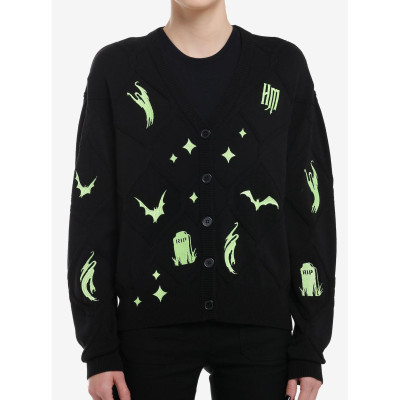 Her Universe Disney The Haunted Mansion Icons Glow-In-The-Dark Cardigan Her Universe Exclusive - Préco Juin 202532285287_hi?$pro