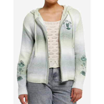 Her Universe Disney The Princess And The Frog Marled Stripe Girls Sweatshirt à capuche - Préco Juin 202533698040_hi?$productMain