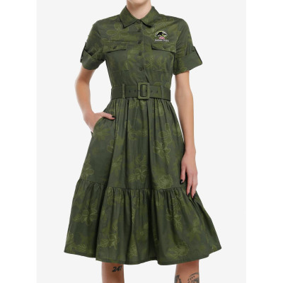 Her Universe Jurassic Park Green Floral Retro Dress Her Universe Exclusive - Préco Juin 202532278682_hi?$productMainDesktop$&fmt