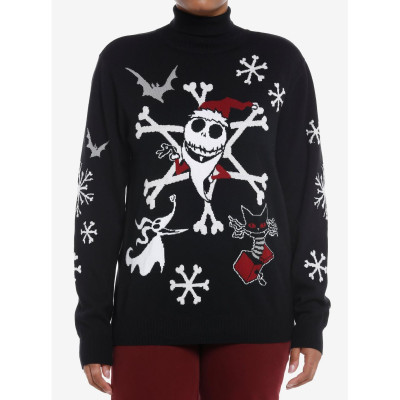 Her Universe l'étrange noël de Mr Jack Jack Snowflake Knit Turtleneck Pull Her Universe Exclusive - Préco Juin 202520820402_hi?$