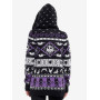 Her Universe l'étrange noël de Mr Jack Purple Fair Isle Girls Sherpa Cardigan - Préco Juin 202532521658_av2?$productMainDesktop$