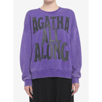 Her Universe Marvel WandaVision Agatha All Along Mineral Wash Sweatshirt - Préco Juin 202519162101_hi?$productMainDesktop$&fmt=a
