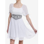 Her Universe Star Wars Princess Leia Puff Sleeve Dress Her Universe Exclusive - Import Août 2025