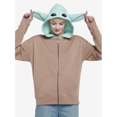 Her Universe Star Wars The Mandalorian Grogu Sweatshirt à capuche - Préco Juin 202519601353_hi?$productMainDesktop$&fmt=auto1234