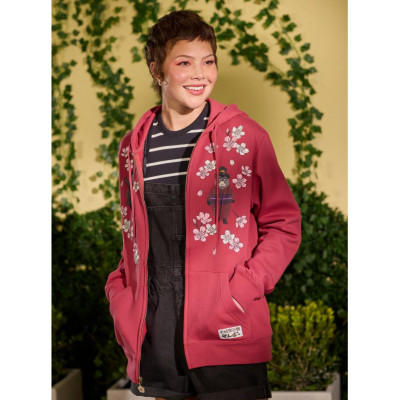 Her Universe Studio Ghibli® Pom Poko Cherry Blossom Zip Sweatshirt à capuche - Préco Juin 202533188803_hi?$productMainDesktop$&
