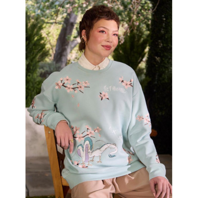 Her Universe Studio Ghibli® Spirited Away Haku Cherry Blossoms brodé col rond - Préco Juin 202533188801_hi?$productMainDesktop$