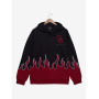 Marvel Daredevil Flame Sweatshirt à capuche - Import Août 2025 Marvel Daredevil Flame Sweatshirt à capuche - Import Août 2025
